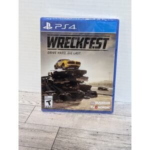 Wreckfest Drive Hard Die Last (PlayStation 4, PS4, 2018) Factory Sealed New